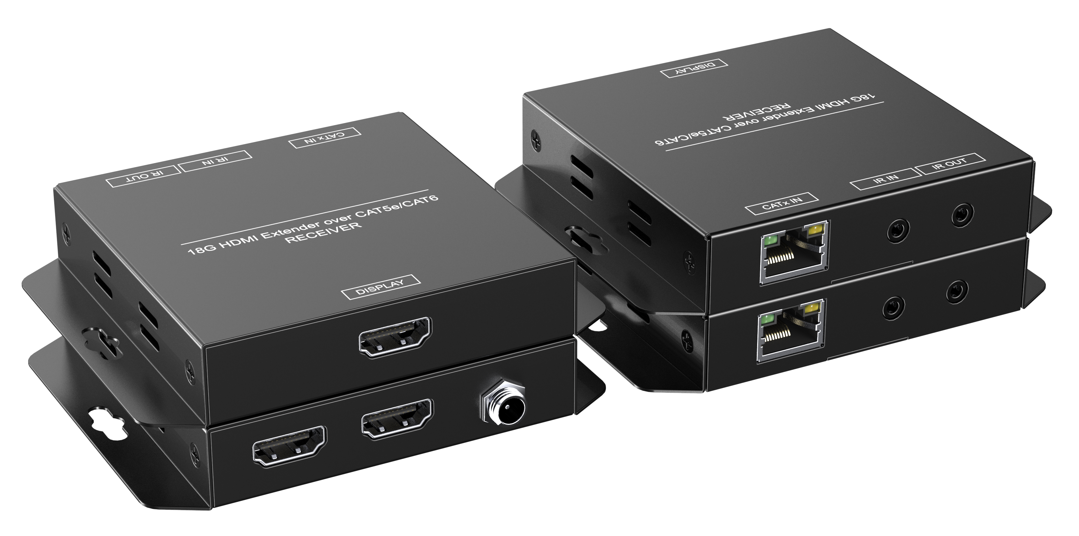 JI-EX62-H2 HDMI 2.0 transmitter and receiver extender set