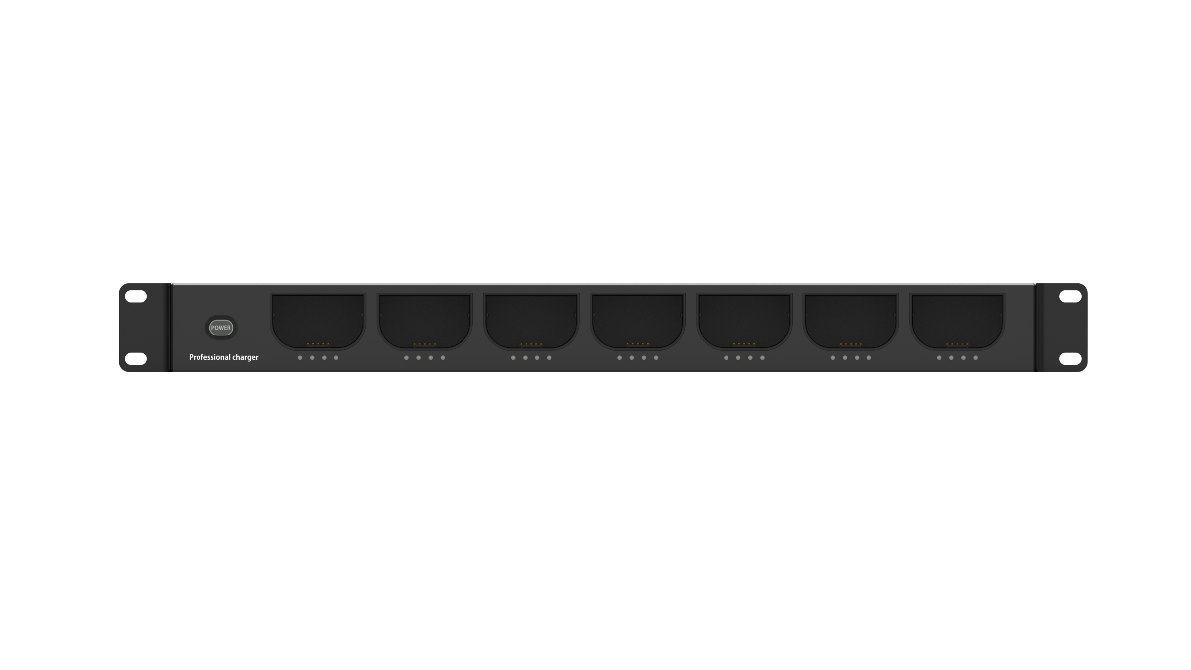 JI10P intelligent seven-bay battery charger front view