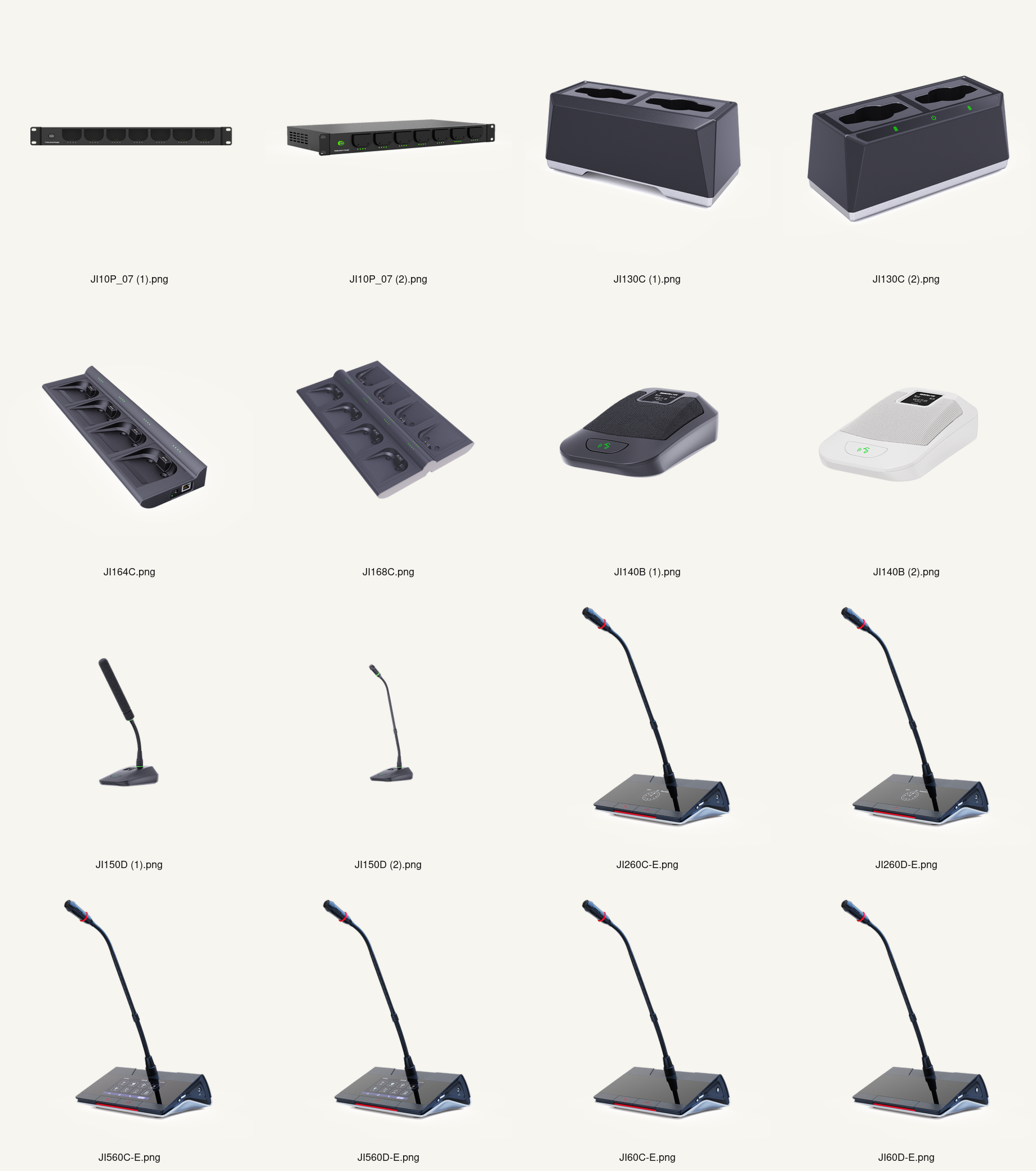 Jistron wireless conference microphone system product family