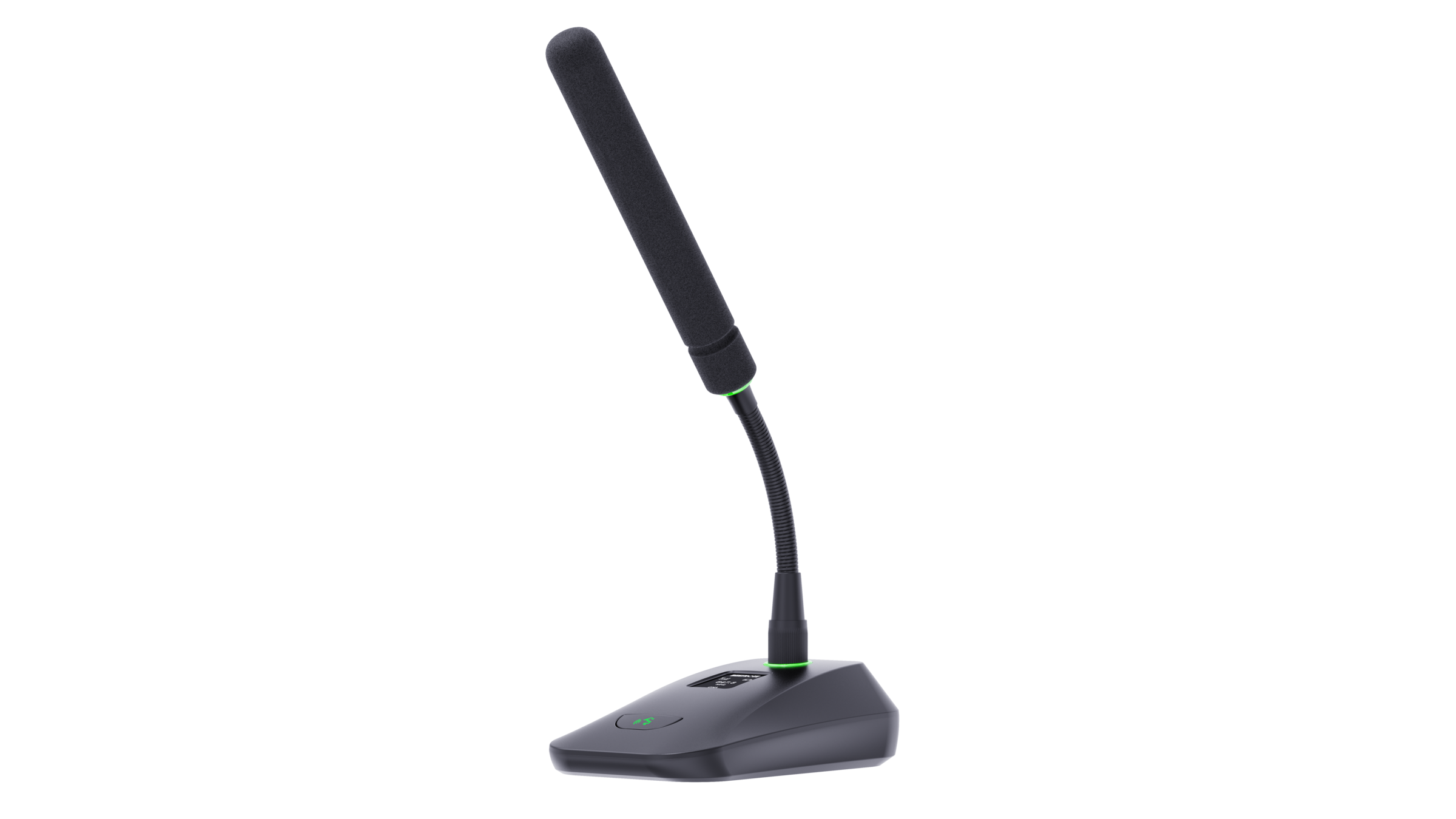 JI150D wireless desktop microphone with shotgun stem