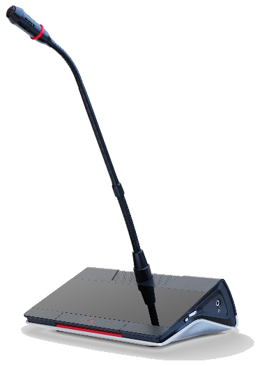 JI20D-E digital network wired delegate unit with gooseneck microphone