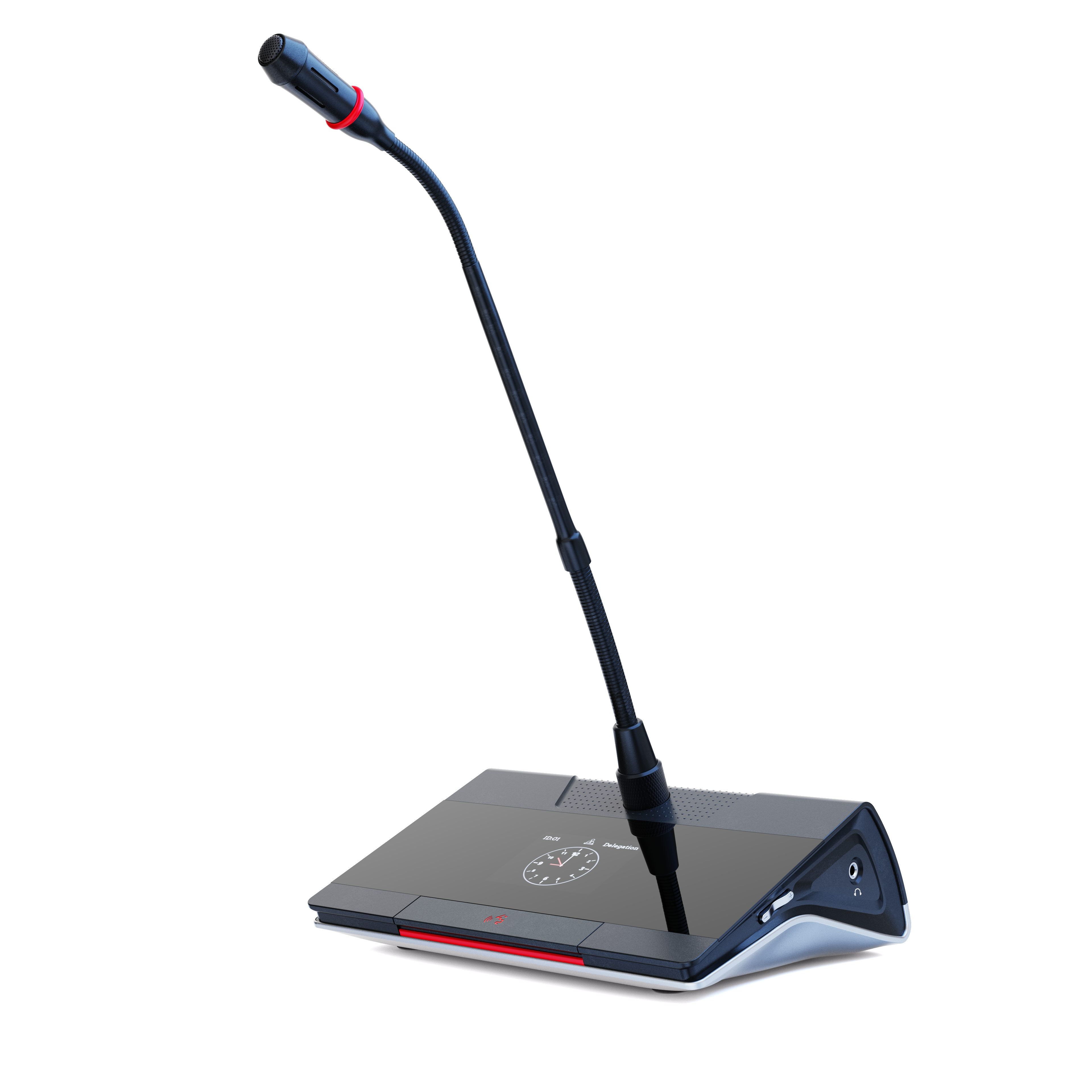 JI220D-E digital network wired delegate unit with 2.4-inch TFT display