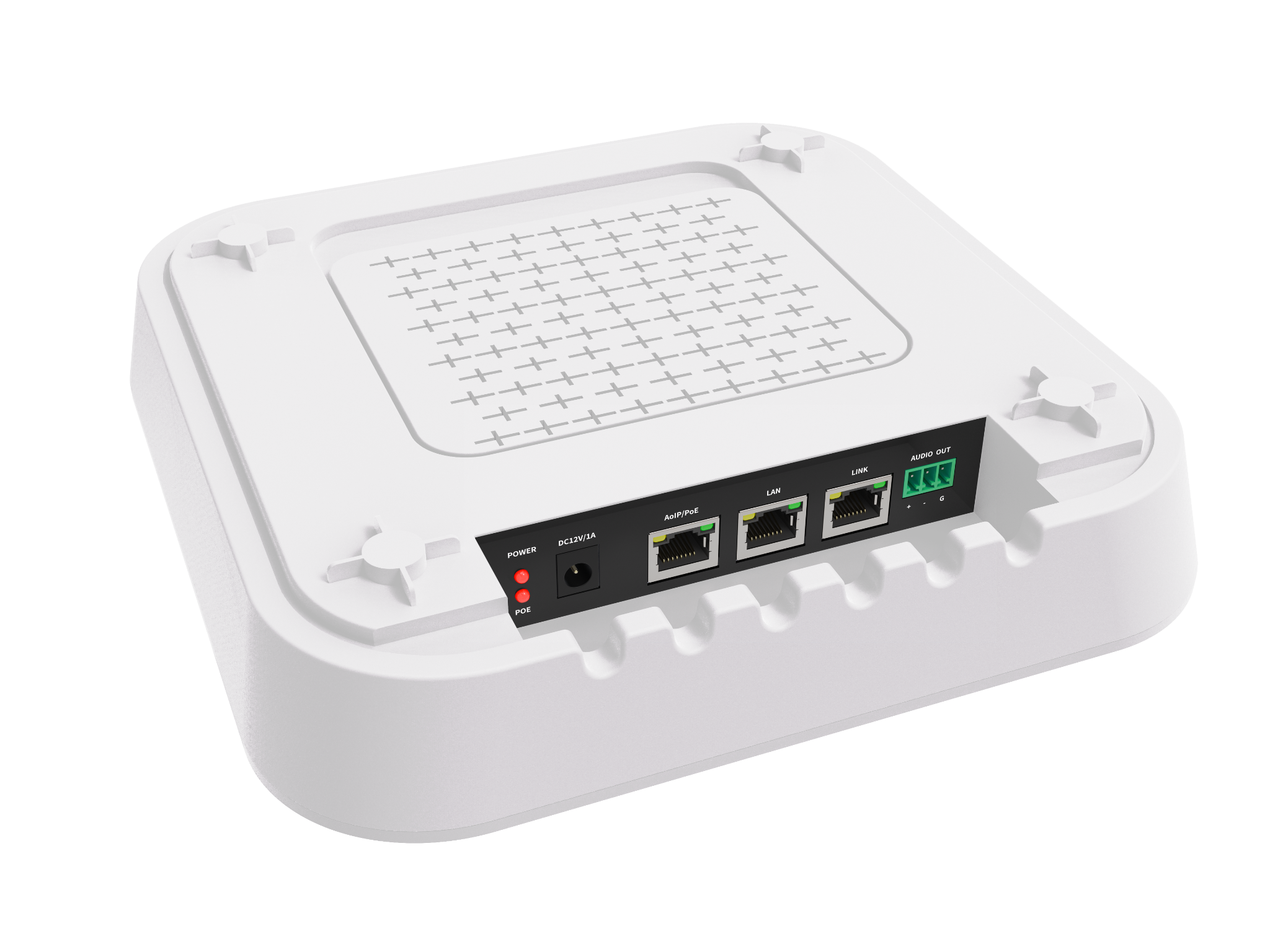 JI40M wireless IoT conference system central unit with network and audio connections